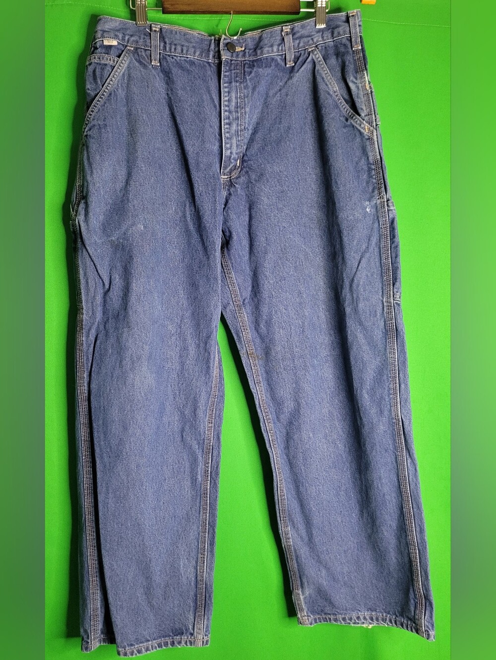 Relaxed Work Jeans FRB13 Carhartt Mens Flame-Resistant Denim Dungaree DNM 38x30